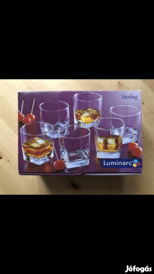 Luminarc (6 darabos) 53668 Whiskey üvegpohár készlet 