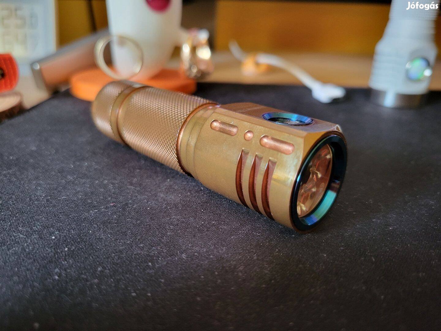 Lumintop EDC18 Copper, vörösréz zseblámpa, elemlámpa