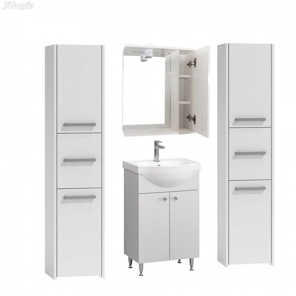 Luna S33 fürdőszoba bútor szett Ikeany alsószekrény mosdóval és Emili