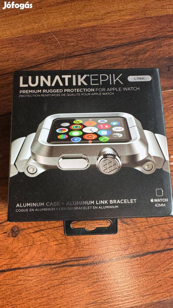 Lunatik Apple watch series 1 fém tok + szíj