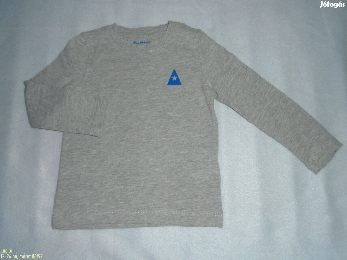Lupilu hosszú ujjú felső 12-24 hó méret 86 92
