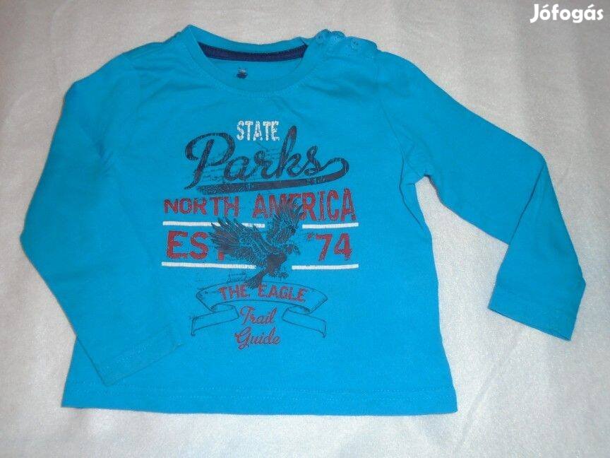 Lupilu mintás hosszú ujjú felső 12-24 hó méret 86 92