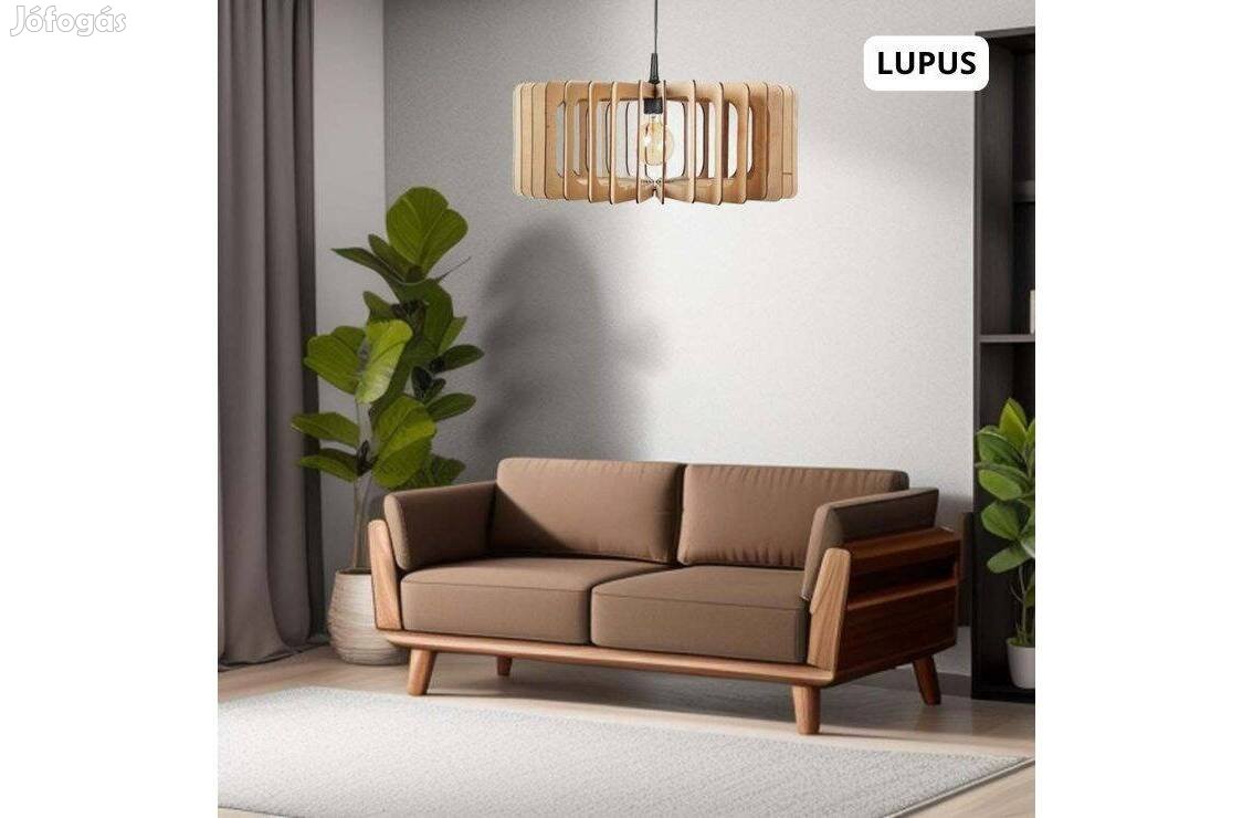 Lupus formatervezett Fa mennyezeti lámpa