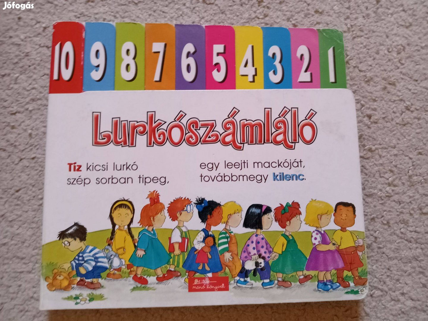 Lurkószámláló számláló versikés leporello