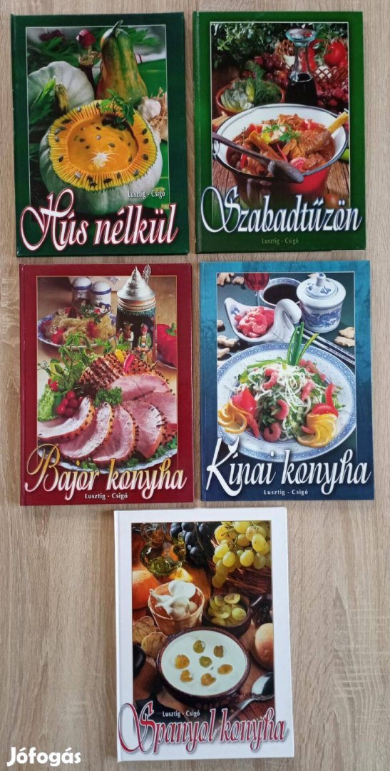 Lusztig- csió szakácskönyv sorozat