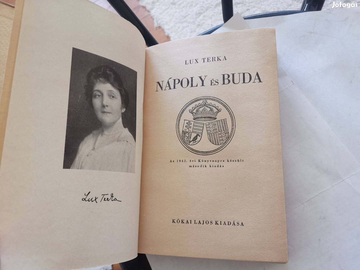 Lux Terka - Nápoly és Buda - Mátyás király történelmi regény - 1942