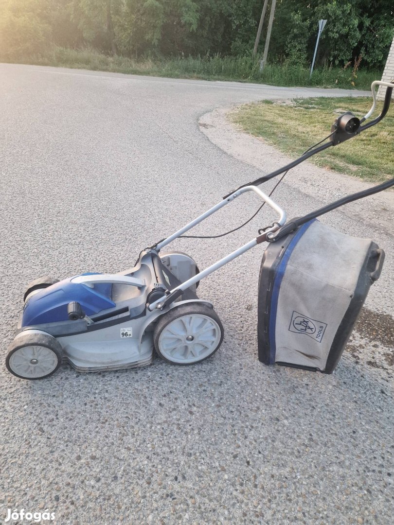 Lux német 1800 W-os elektromos fűgyűjtős fűnyíró 