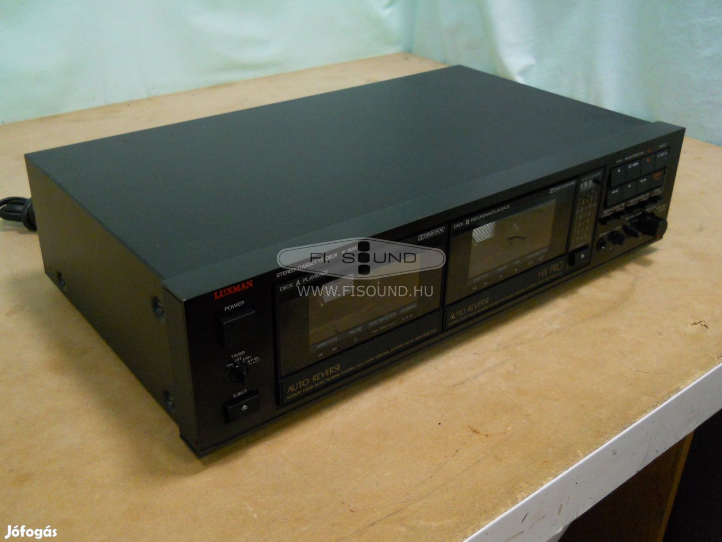 Luxman K-110W , 2 kazettás magnó deck Frissen felújítva