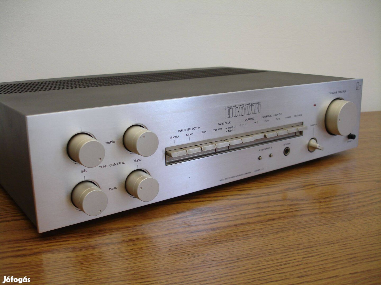 Luxman L-3 minőségi Hifi sztereó erősítő