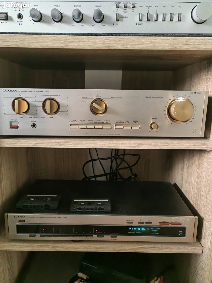 Luxman erősítő L205 és tuner T240