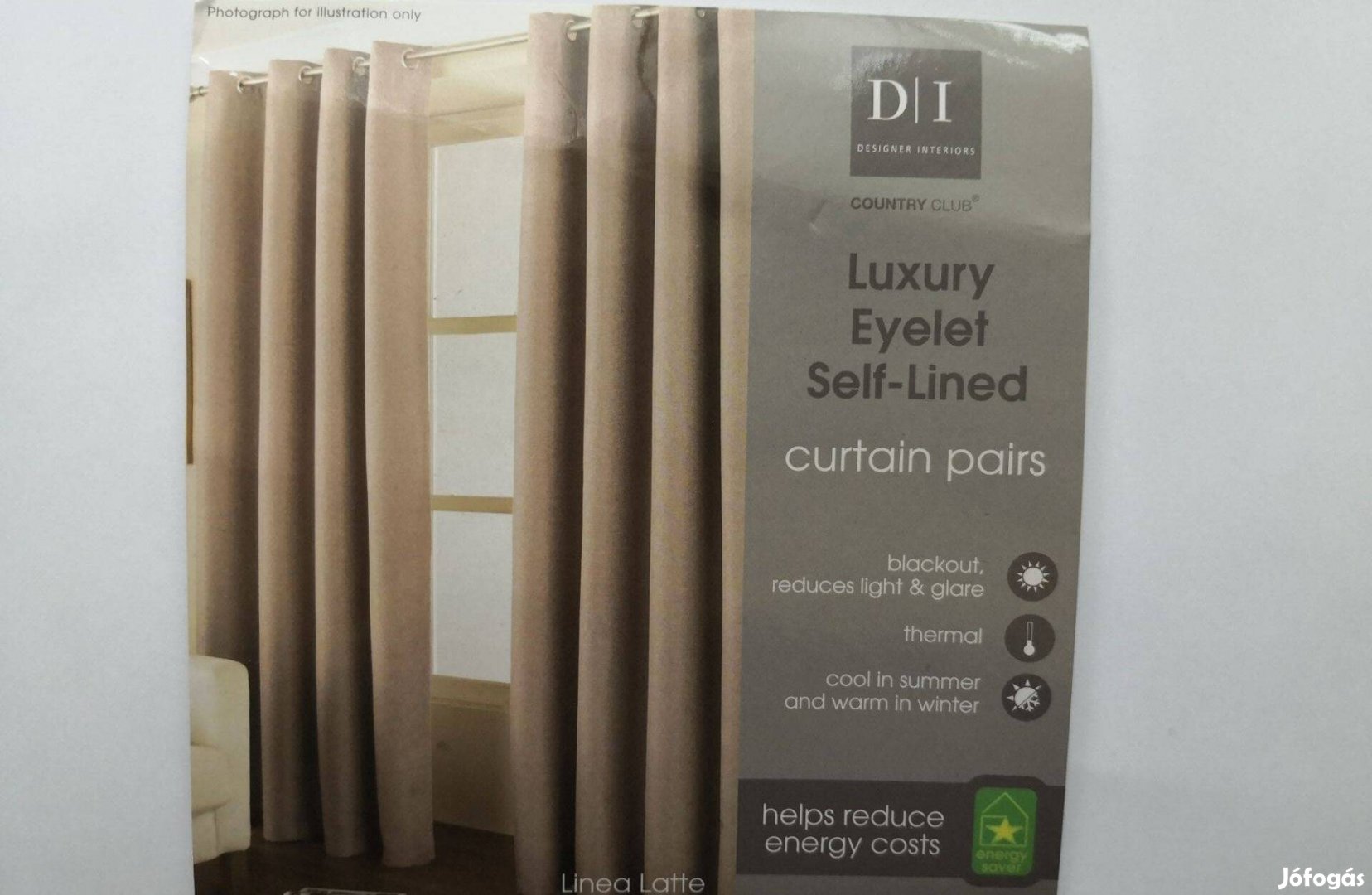 Luxury Blackout függöny thermo funkcióval (teljes fényzárás) 230x230