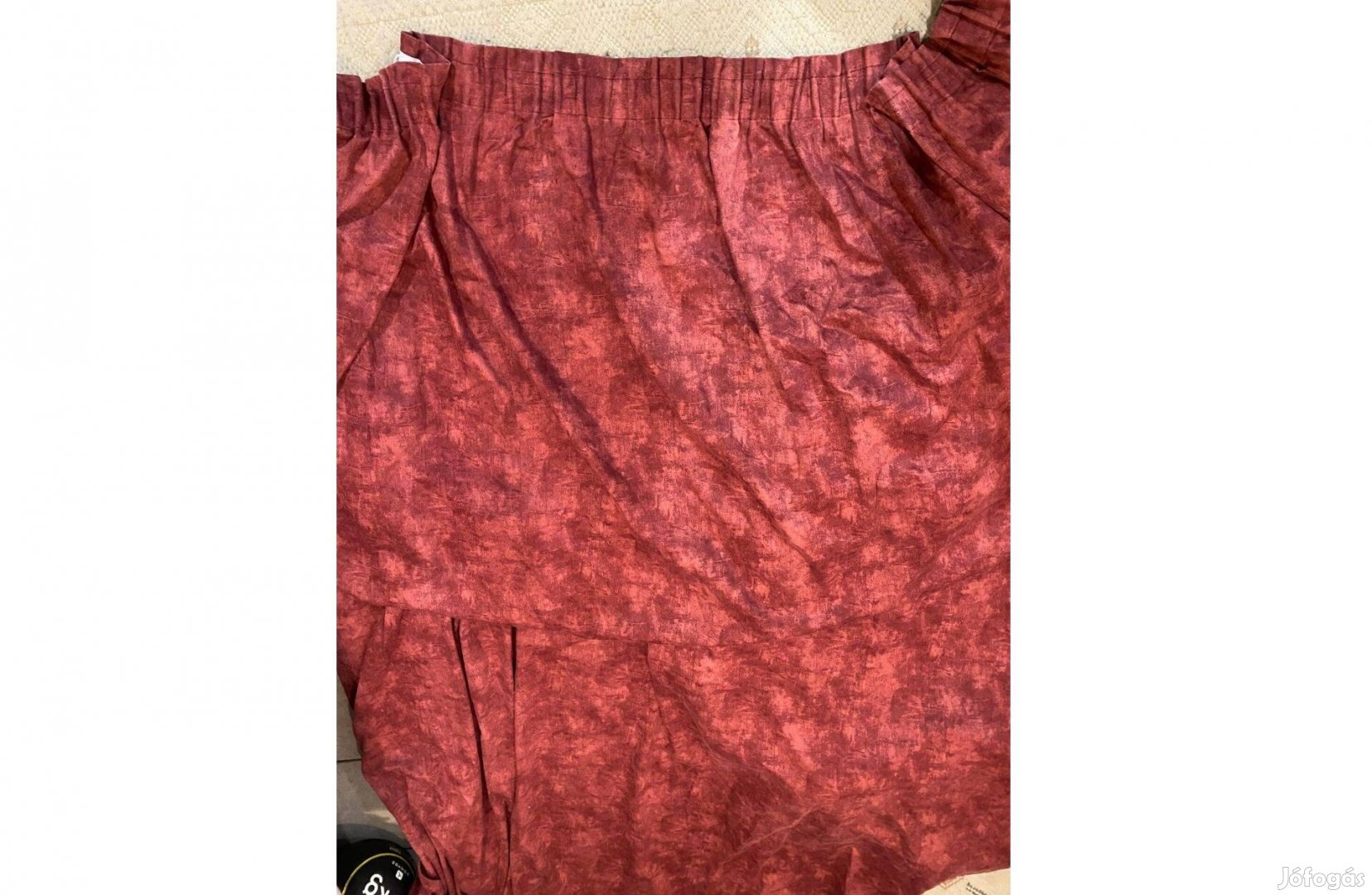 Luxus Bordó Sötétítő Függöny Garnitúra. Eredeti Magyar