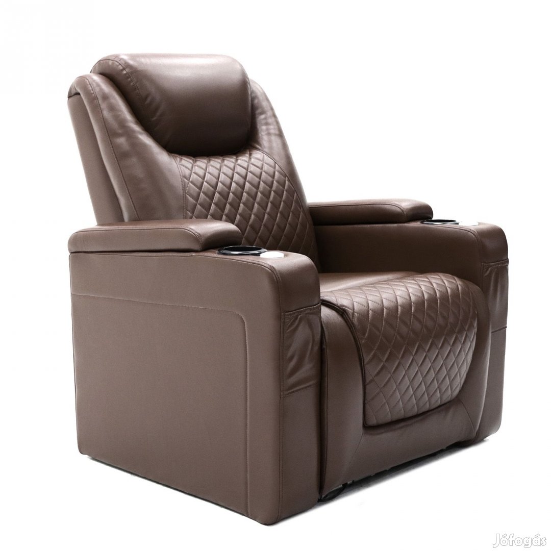 Luxus, egyszemélyes fekvőfotel, relax fotelágy elektromosan dönthető
