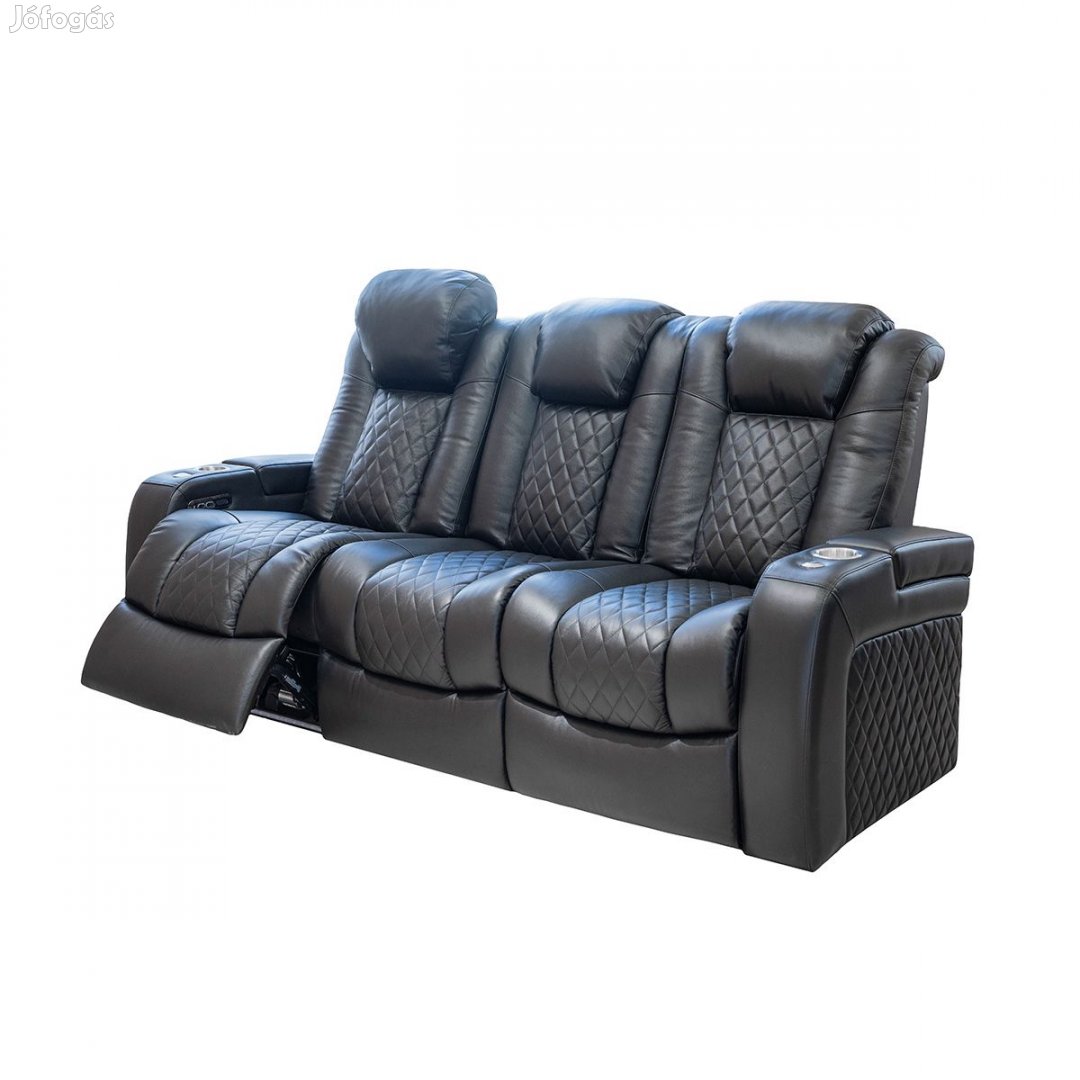 Luxus, háromszemélyes fekvőfotel, relax fotelágy elektromosa