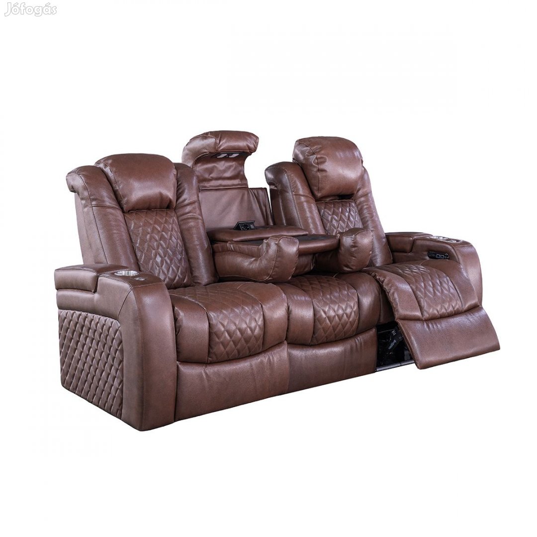 Luxus, háromszemélyes fekvőfotel, relax fotelágy elektromosa