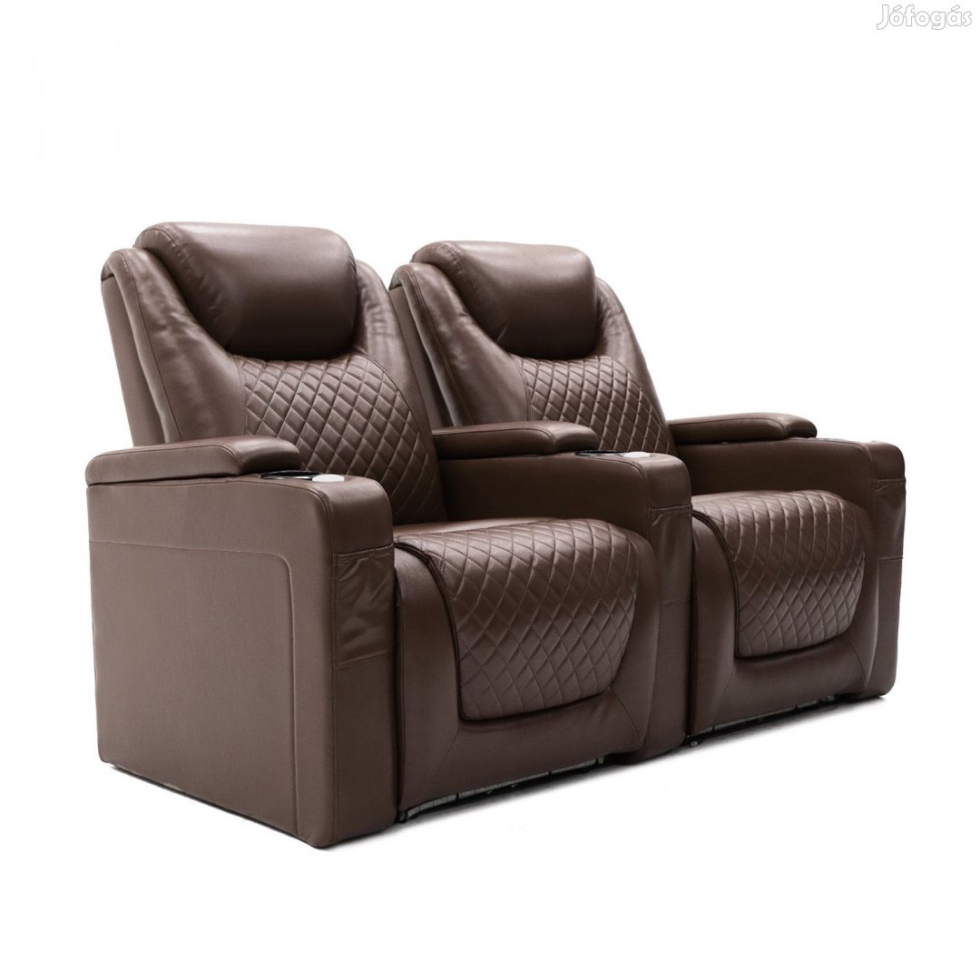 Luxus, kétszemélyes fekvőfotel, relax fotelágy elektromosan dönthető
