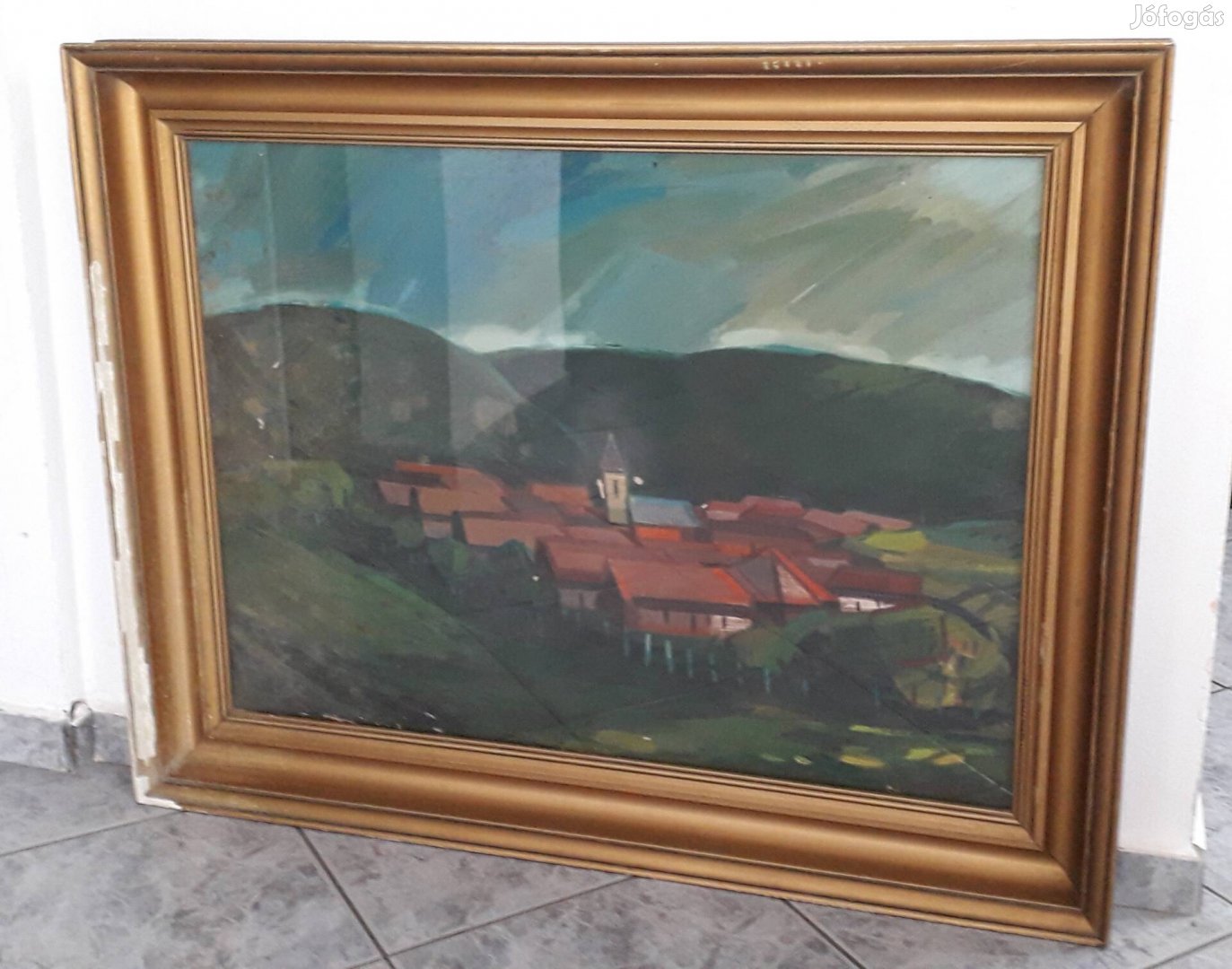 Luzsicza Lajos Érsekújvár, 1920 - 2005, Bakonyi táj -olaj festmény 