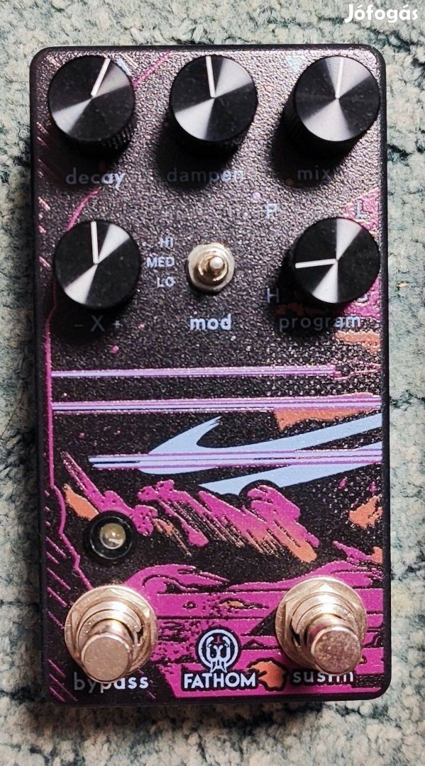 Ly-Rock Fathom Multi-Function Walrus klón Reverb pedál