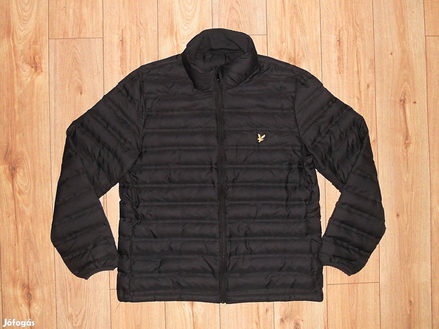 Lyle & Scott fekete pufi dzseki (XL-es)