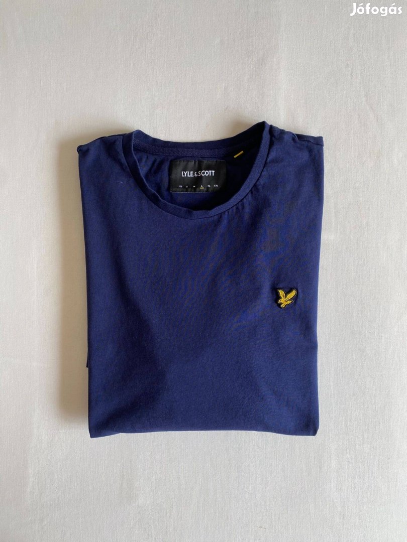 Lyle & Scott férfi crewneck póló, L-es