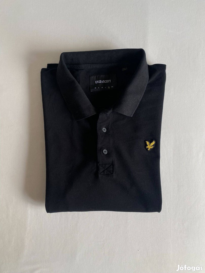 Lyle & Scott férfi galléros póló, XL-es