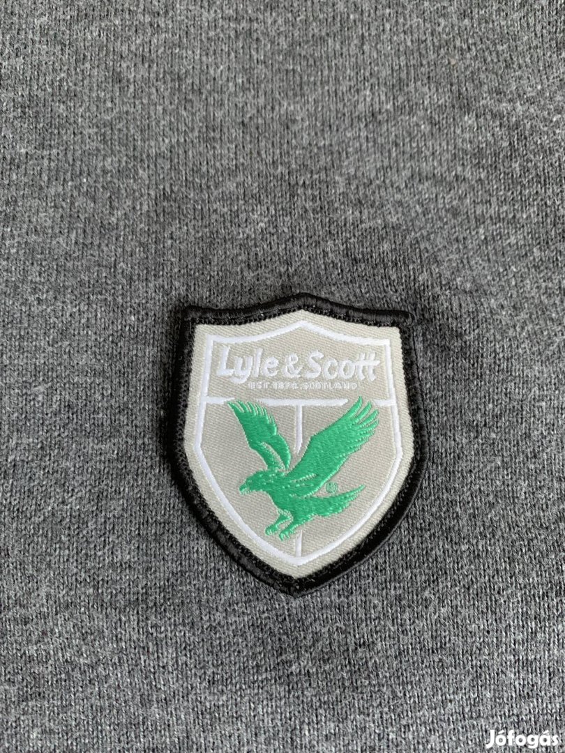 Lyle & Scott full zip pamut kötött mellény casual casuals