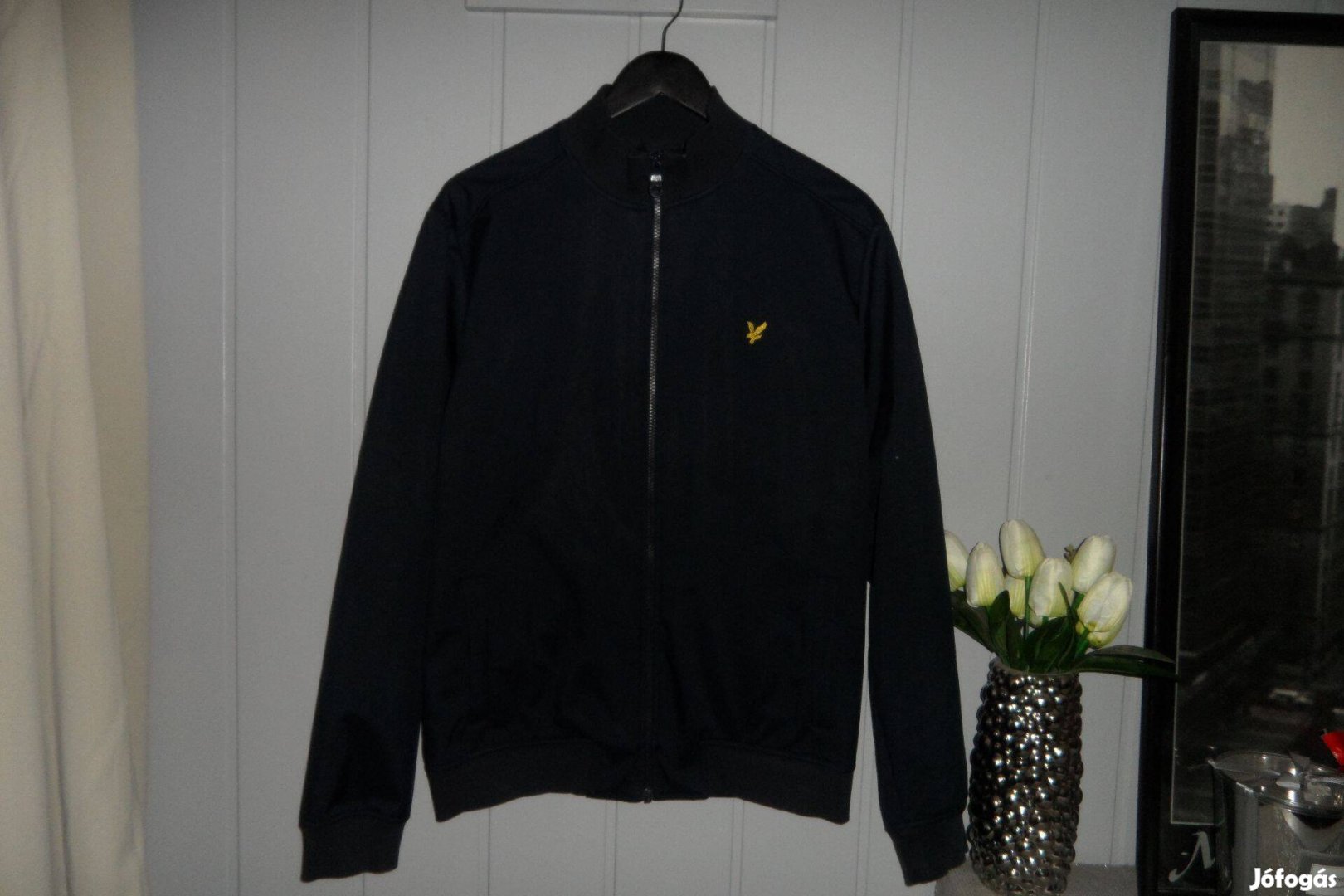 Lyle Scott harrington dzseki tavaszi M L méret sötétkék