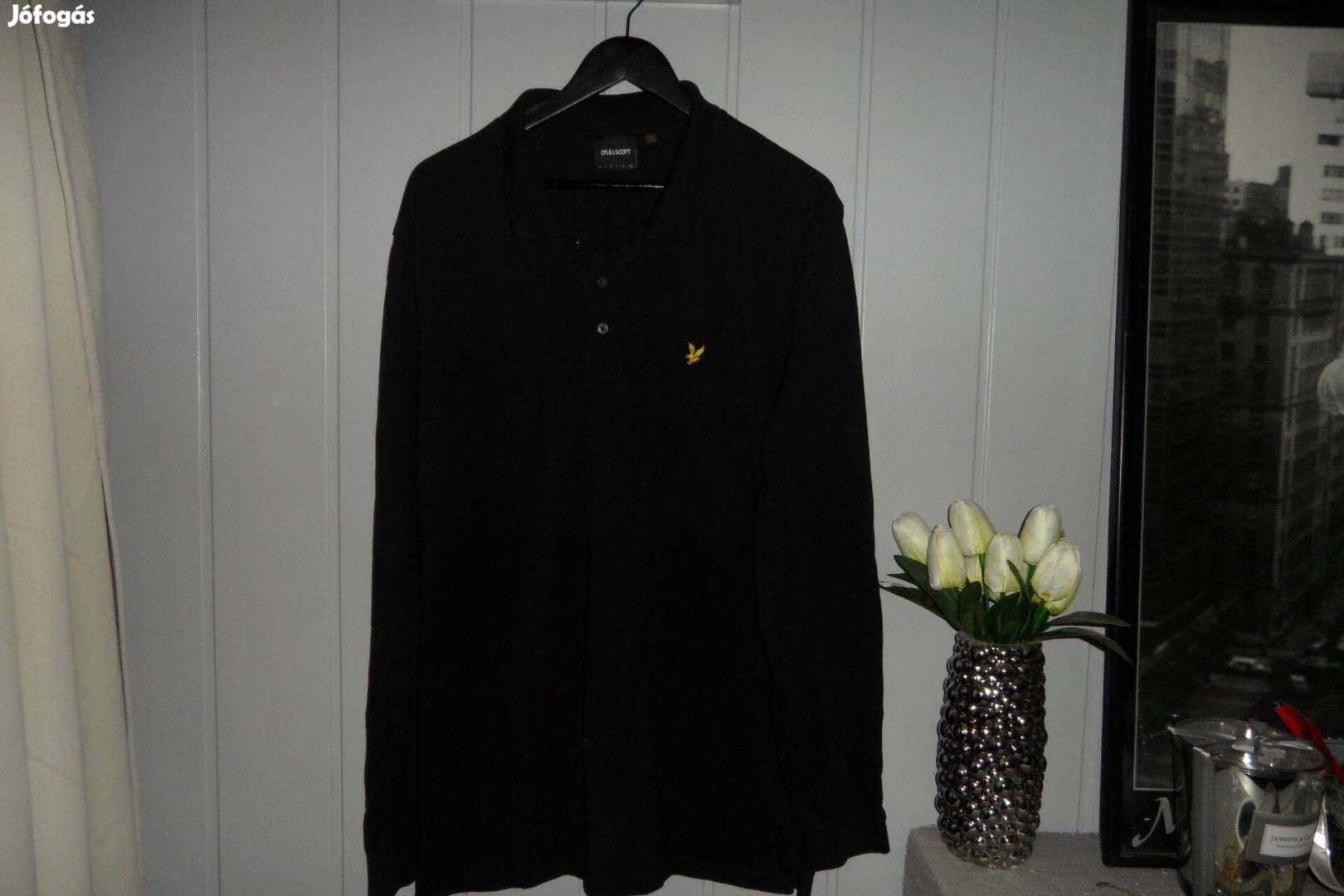 Lyle Scott hibátlan galléros pamut póló 2 XL méret