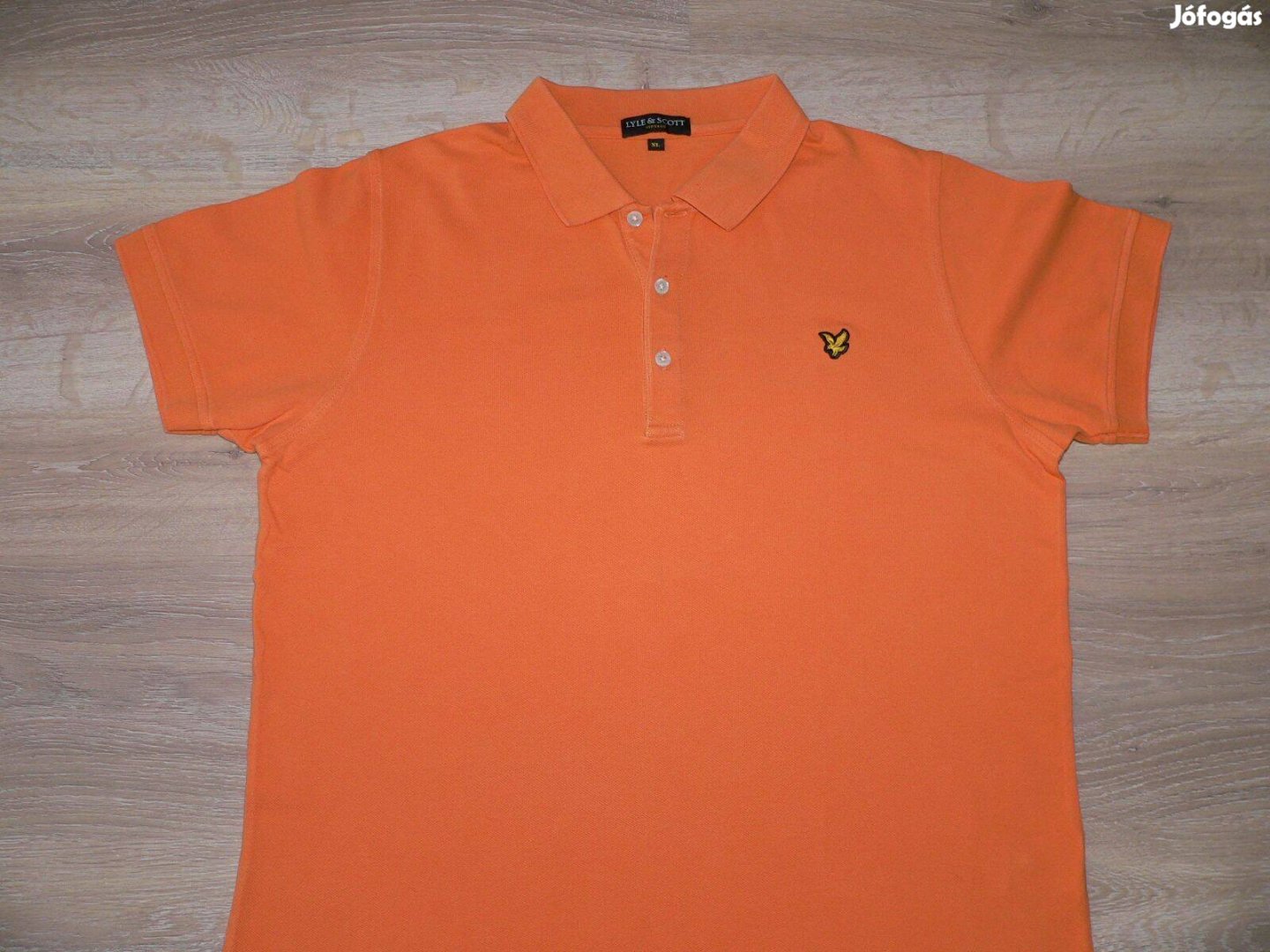 Lyle & Scott rövid ujjú galléros póló (XL)