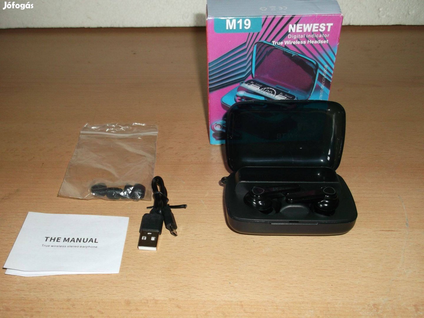 M19 bluetooth headset fülhallgató