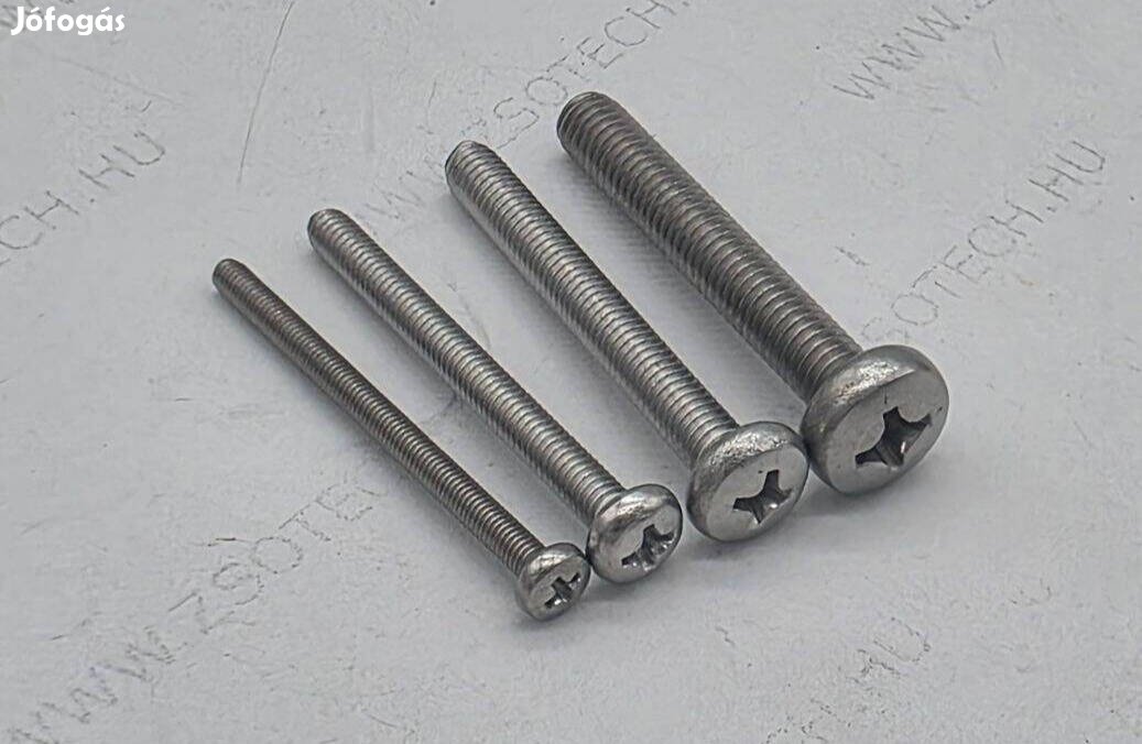 M3 M4 M5 M6 x 40mm A2 rozsdamentes csavar RC etetőhajó