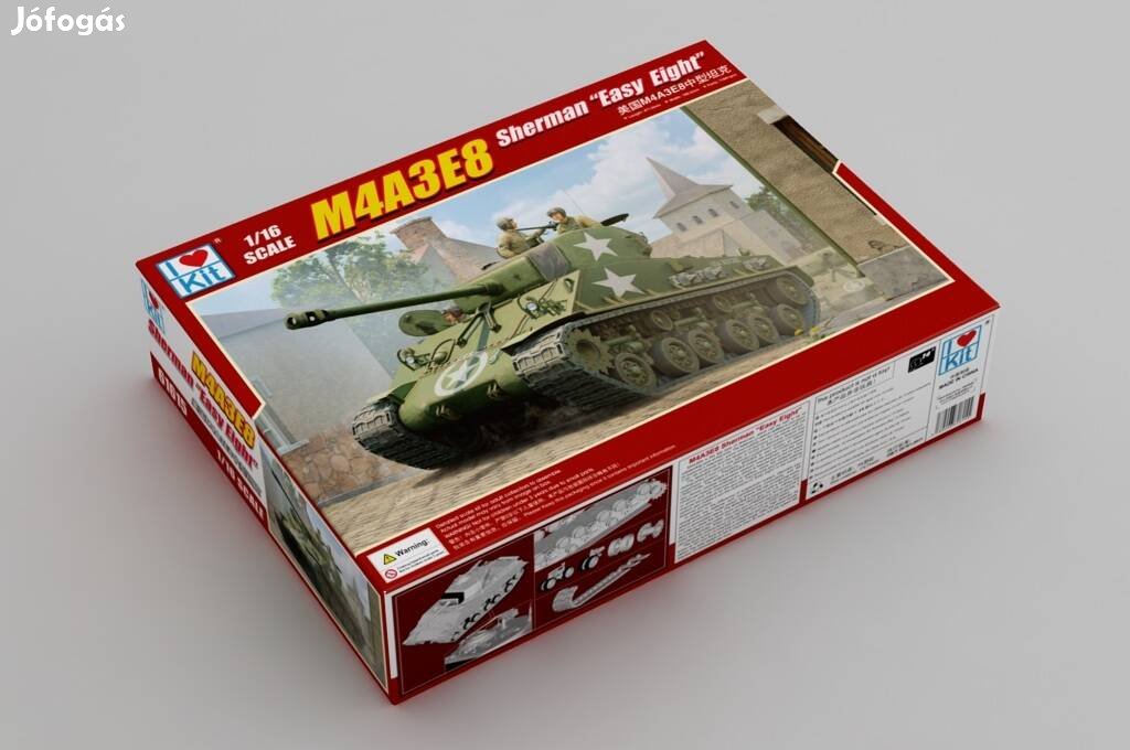 M4A3E8 Sherman "Easy Eight 1:16 Új