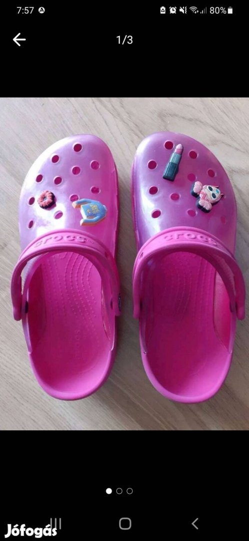 M5-W7 37-38-as Crocs papucs