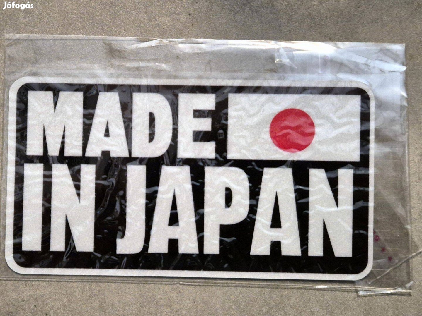 MADE IN Japan autó motor UV álló öntapadó matrica fényvisszaverő Honda