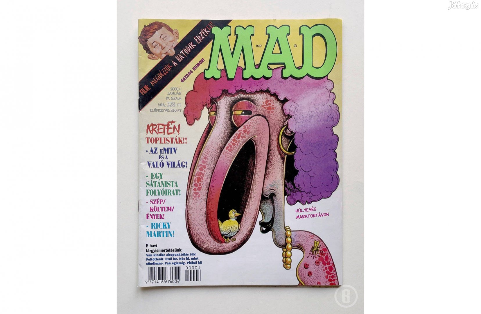 MAD humormagazin (2000/1. - 1 db) /Csak személyesen!