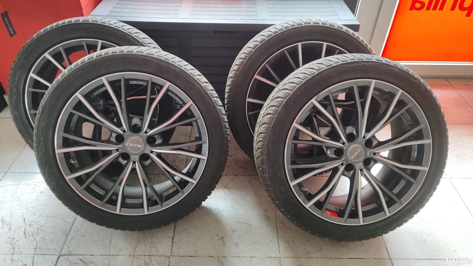 MAK 18"-os alufelni és Vredeistein téli gumi! 225/45 R18!