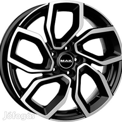 MAK APOLLO Fényes fekete Polírozott 7X17 4X108 ET32 CB65,1 | alufelni