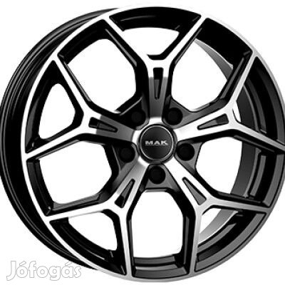 MAK EPICA Fényes fekete Polírozott 6,5X17 5X114,3 ET50 CB64,1 |