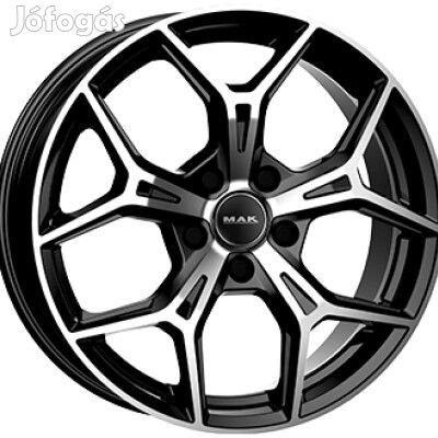 MAK EPICA Fényes fekete Polírozott 7X17 5X108 ET47 CB63,4 | alufelni |