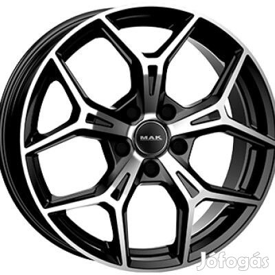 MAK EPICA Fényes fekete Polírozott 7,5X18 5X112 ET46 CB57,1 |