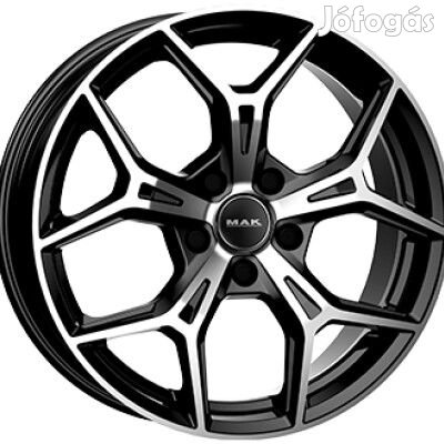 MAK EPICA Fényes fekete Polírozott 7,5X18 5X114,3 ET55 CB64,1 |
