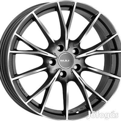 MAK FABRIK Gunmetal Polírozott 8,5X19 5X120 ET30 CB72,6 | alufelni |