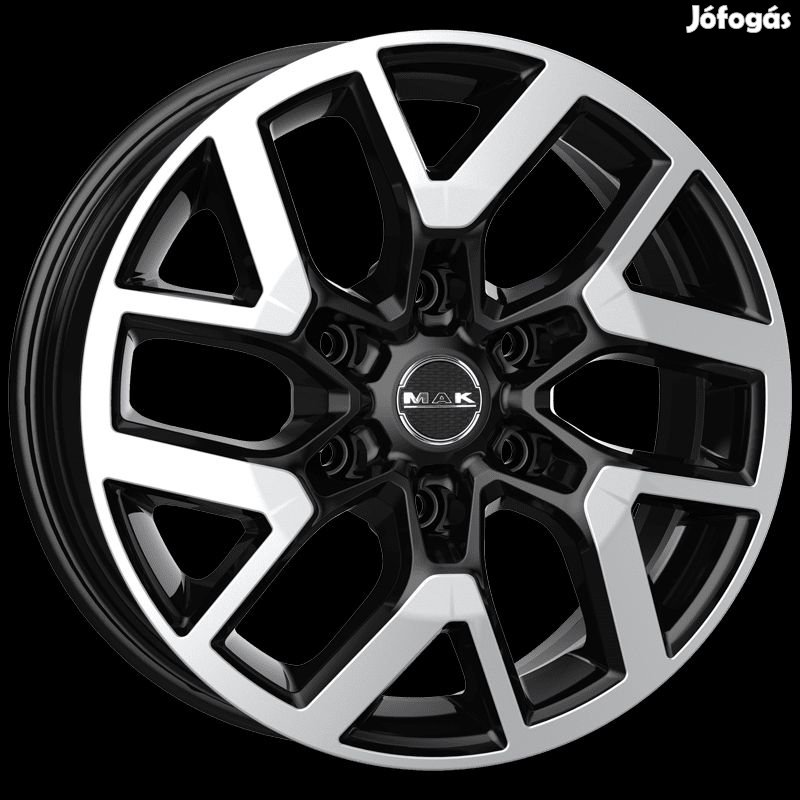 MAK GRAVEL Fényes fekete Polírozott 8X18 6X139,7 ET53 CB92,3 |