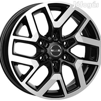 MAK GRAVEL Fényes fekete Polírozott 8X18 6X139,7 ET60 CB93,1 |