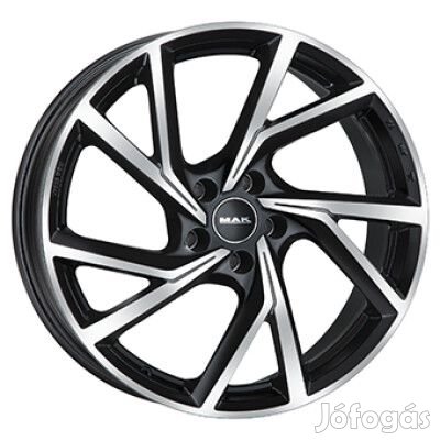 MAK KASSEL Fényes fekete Polírozott 7,5X17 5X100 ET46 CB57,1 |