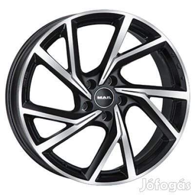 MAK KASSEL Fényes fekete Polírozott 8X18 5X112 ET45 CB57,1 | alufelni