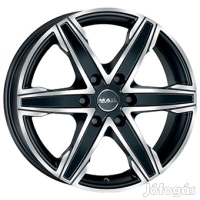 MAK KING 6 Tompa fekete Polírozott 6,5X16 6X130 ET54 CB84,1 |