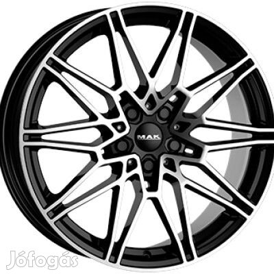 MAK KOENIG-D Fényes fekete Polírozott 9,5X19 5X112 ET39 CB66,6 |