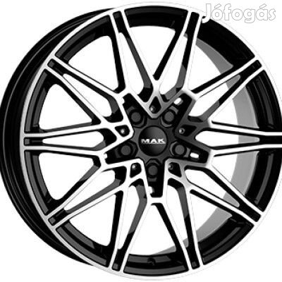 MAK KOENIG Fényes fekete Polírozott 8X18 5X112 ET29 CB66,5 | alufelni