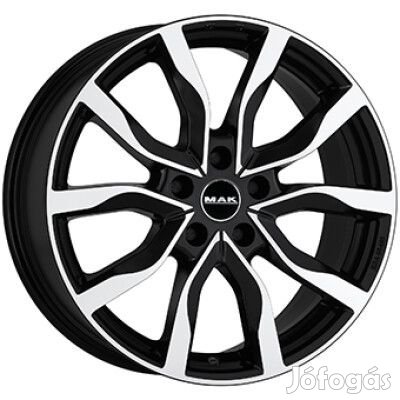 MAK KOLN Fényes fekete Polírozott 8X19 5X130 ET35 CB66,4 | alufelni |
